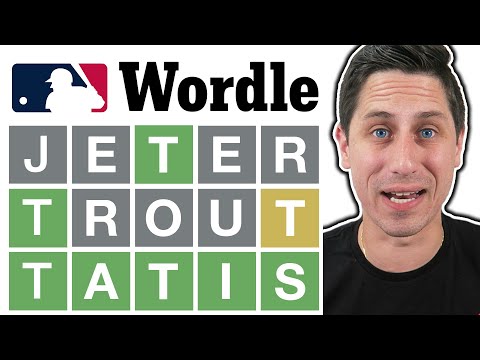 I played the MLB Wordle...