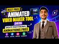 Best Free Animated Video Maker Tool 2026 | Create Professional Animations Free