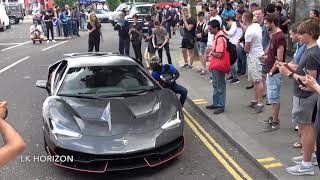 $2 5Million Lamborghini Centenario CAUSES CHAOS in London!