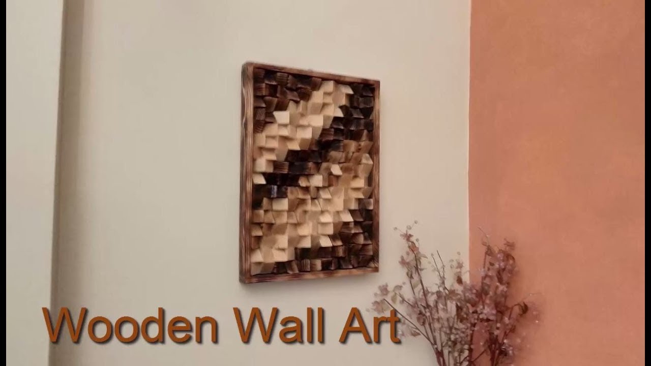 Ξύλινο έργο τέχνης τοίχου Wooden Wall Art YouTube
