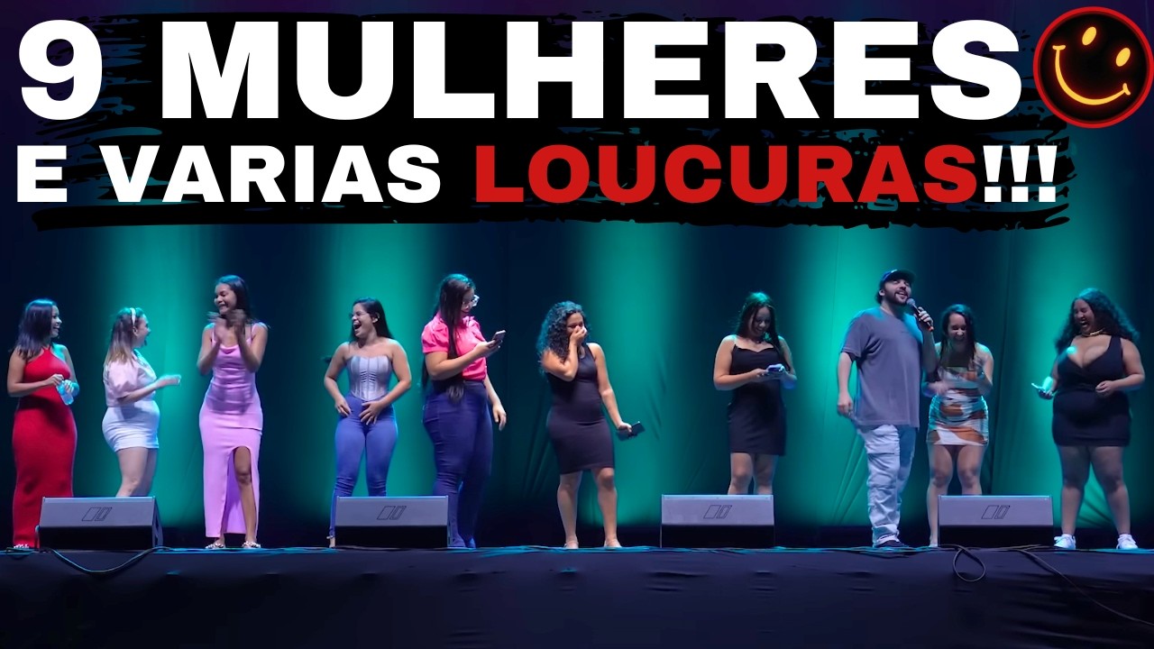 RAPHAEL GHANEM COM 9 MULHERES FAZENDO LOUCURAS NO PALCO EM SÃO LUÍS - STAND UP COMEDY TOP COMPILADO