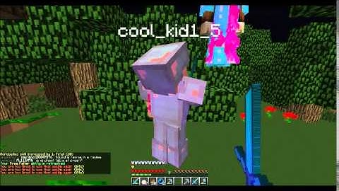 Minecraft: Hacker on EvoPvP.