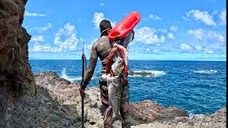 Burly Hawaii spearfishing mission with an incredibly fruitful return -catch & cook-