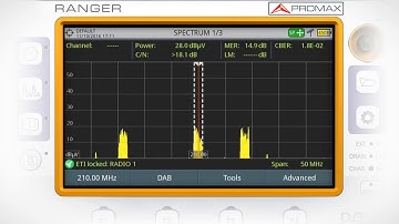 RANGER analyzers tutorial   29 DAB and DAB+ option