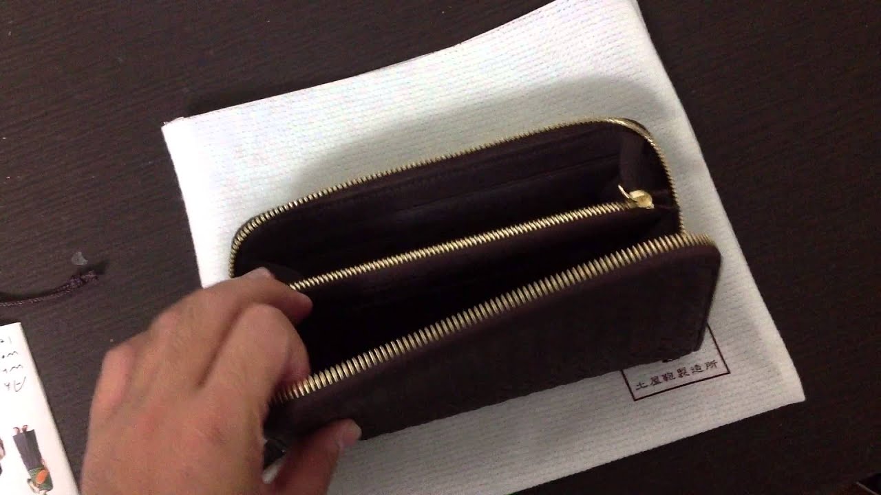 【美品】土屋鞄製造所　長財布　ニッティングメッシュ　ファスナーウォレット 土屋鞄 長財布 ニッティングメッシュファスナーウォレット - YouTube