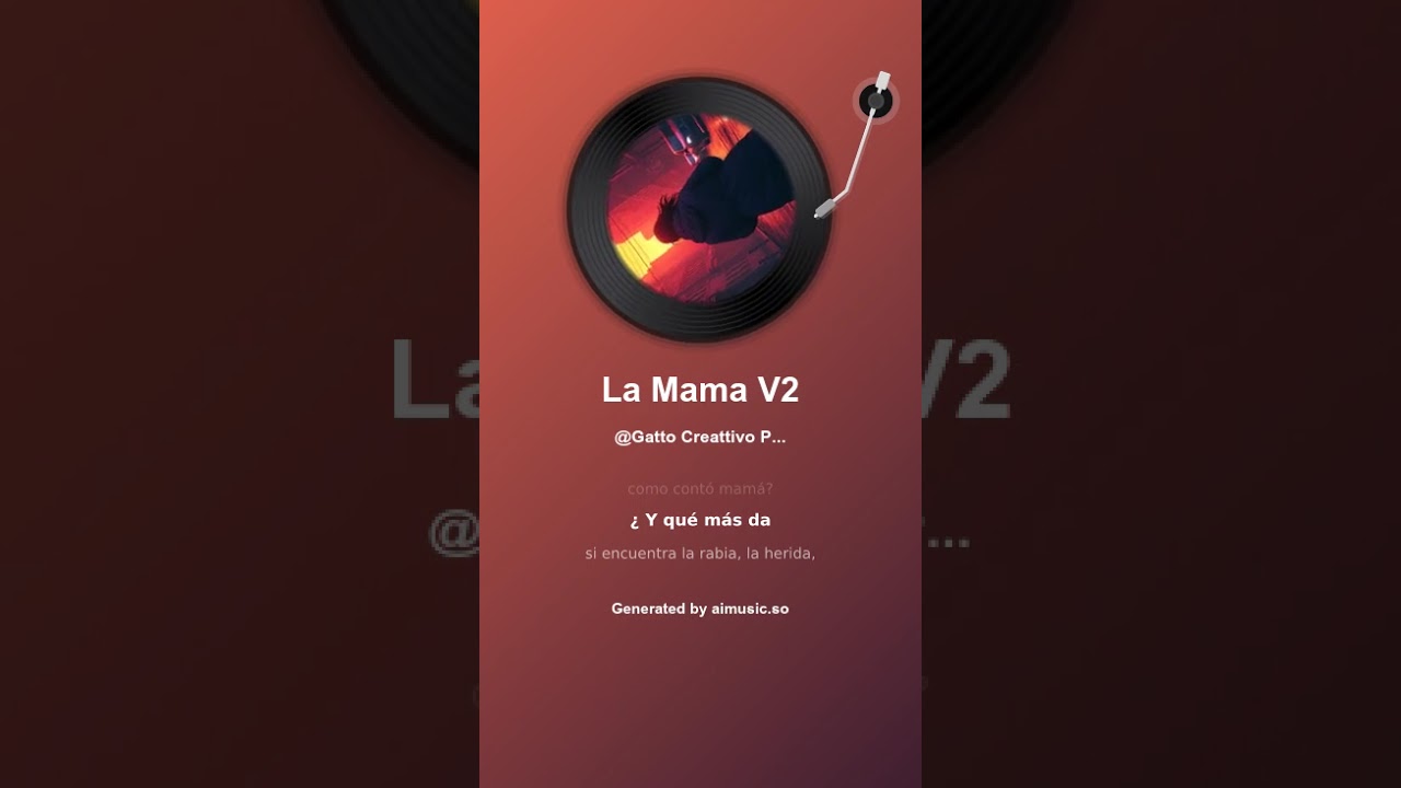 LA MAMA V2 - GATTO CREATTIVO - MAS VALE TARDE - 2026