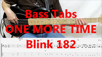 Blink 182 - One More Time (BASS COVER TABS)