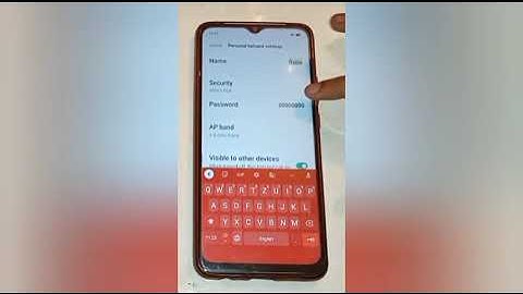 Change hotspot password setting,how to change hotspot password in oppo a15