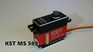 Video KST Magnetic Servo MS589 | Swash Plate Heli Servo Preview | Speedtest und Rückstellgenauigkeit