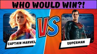 Who do you think would win?! Superheroes edition! 30 fights 💪🕷🦸‍♀️Pick one, Kick one!