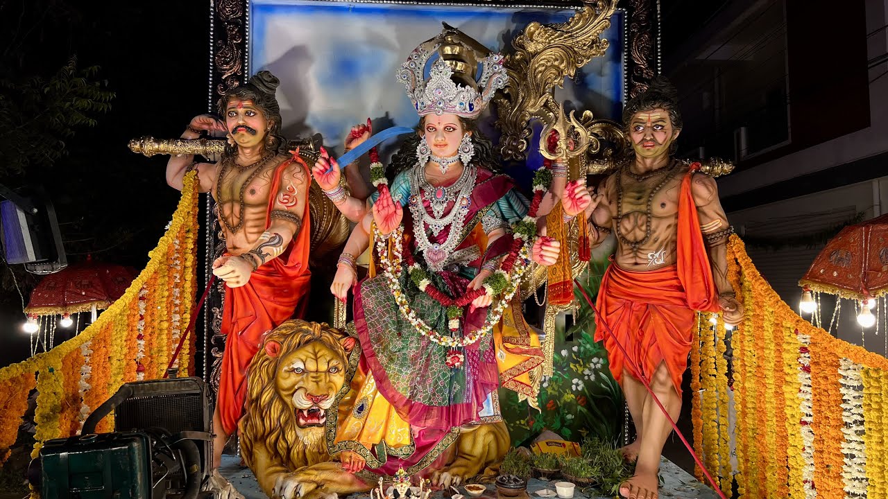 BN Reddy Durga mata Shobha Yatra 2022 | Durga Devi Navaratri 2022 ...