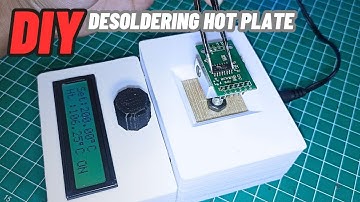 DIY Mini desoldering hot plate, Arduino Project