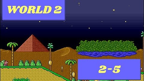 SMBX 1.4.5 The Rescue Original: 2-5 Crazy Oasis (World 2 🏜️)