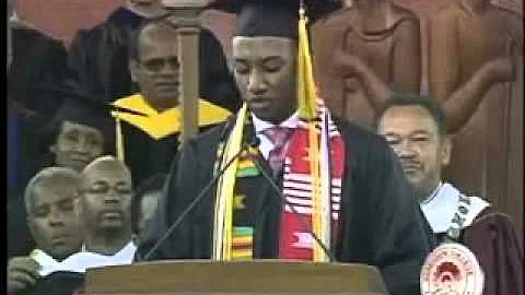 Jimmie Strong 2010 Morehouse College Valedictorian