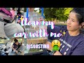 Cleaning Motivation | CLEAN MY CAR WITH ME || A Complete HOT MESS 🤮