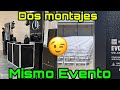 Dos montajes mismo evento y nos califican ⭐️⭐️⭐️⭐️⭐️ por el servicio