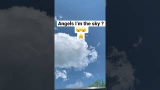 Angels in the sky ??😮😮👼 #shorts #subscribe #clouds screenshot 4