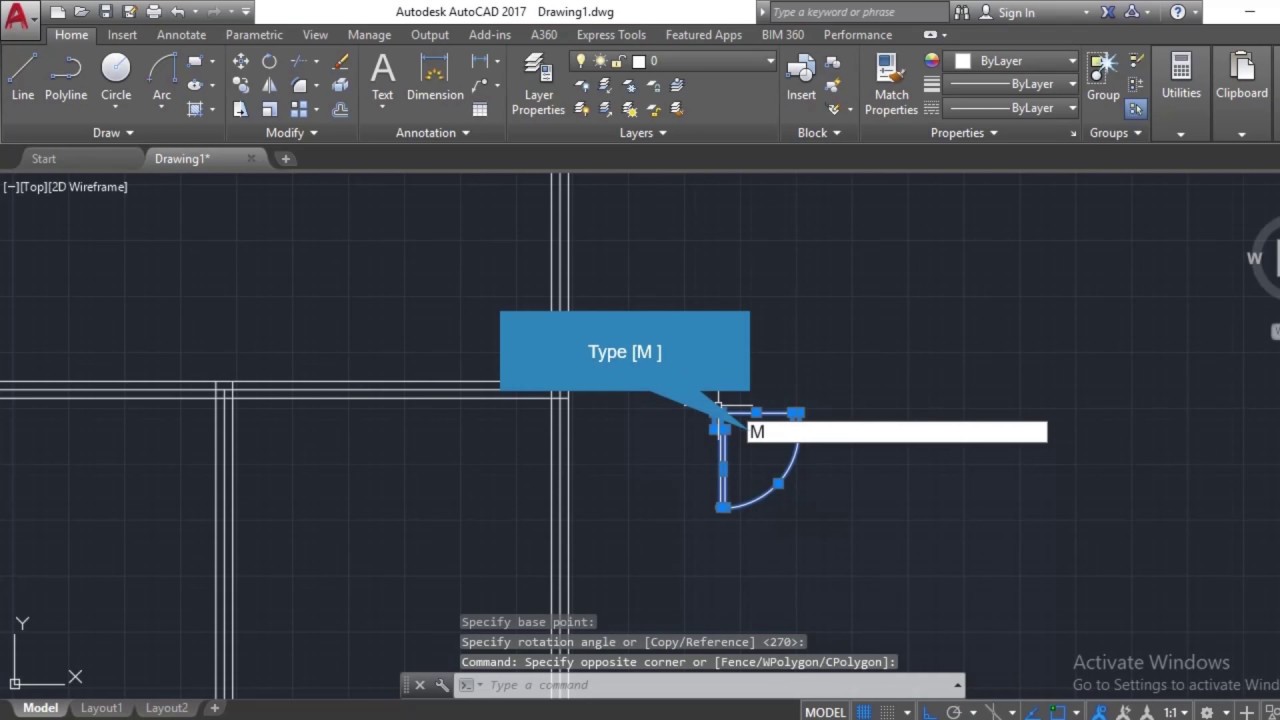 cara membuat Denah Rumah di AutoCad  2019 YouTube