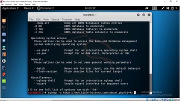 sql injection | Kali Linux