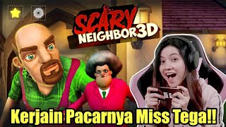 Pranking Miss Tega's Boyfriend..Our Favorite Beautiful Teacher!! Scary Neighbor 3D Indonesia - Pa... screenshot 4