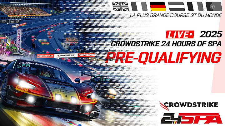 LIVE | Pre-Qualifying | CrowdStrike 24 Stunden von Spa | GTWC Europe pwd by AWS 2025 (Deutsche)