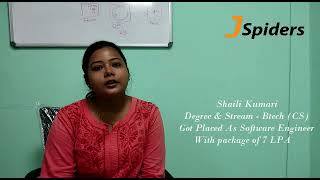 JSpiders Noida Student Placed Student Review  || Placed As Software Engineer || Package of 7 LPA ||