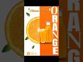 Fresh orange juice poster