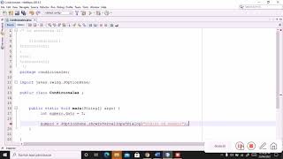 3.Condicionales PT1 Java II NETBEANS