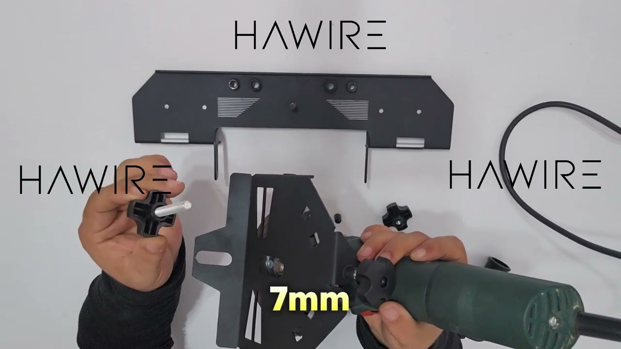 Tutorial montare Adaptor polizor unghiular tip flex, HAWIRE Slider 45