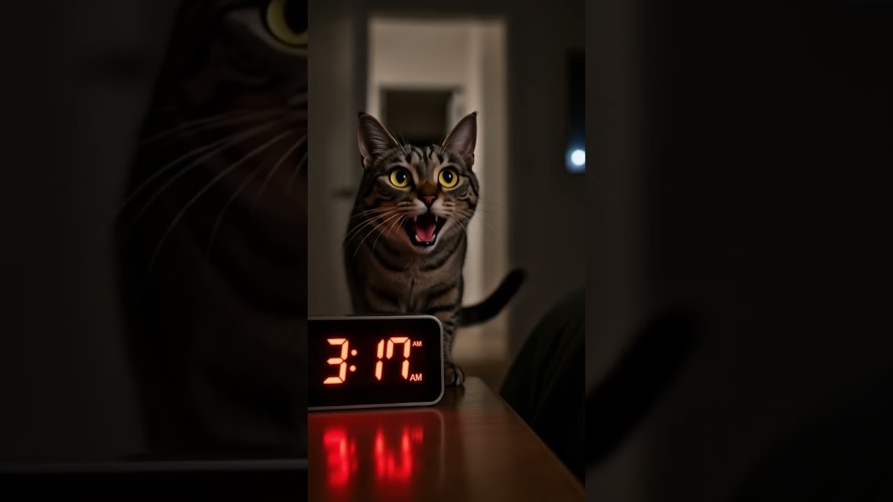 The Cat Who Heard Footsteps in the Basement 😱🐾 