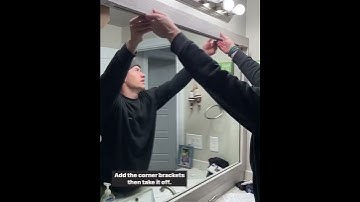 @citygirlmeetsfarmboy shares her MirrorMate frame install wow 🤩 what a transformation!