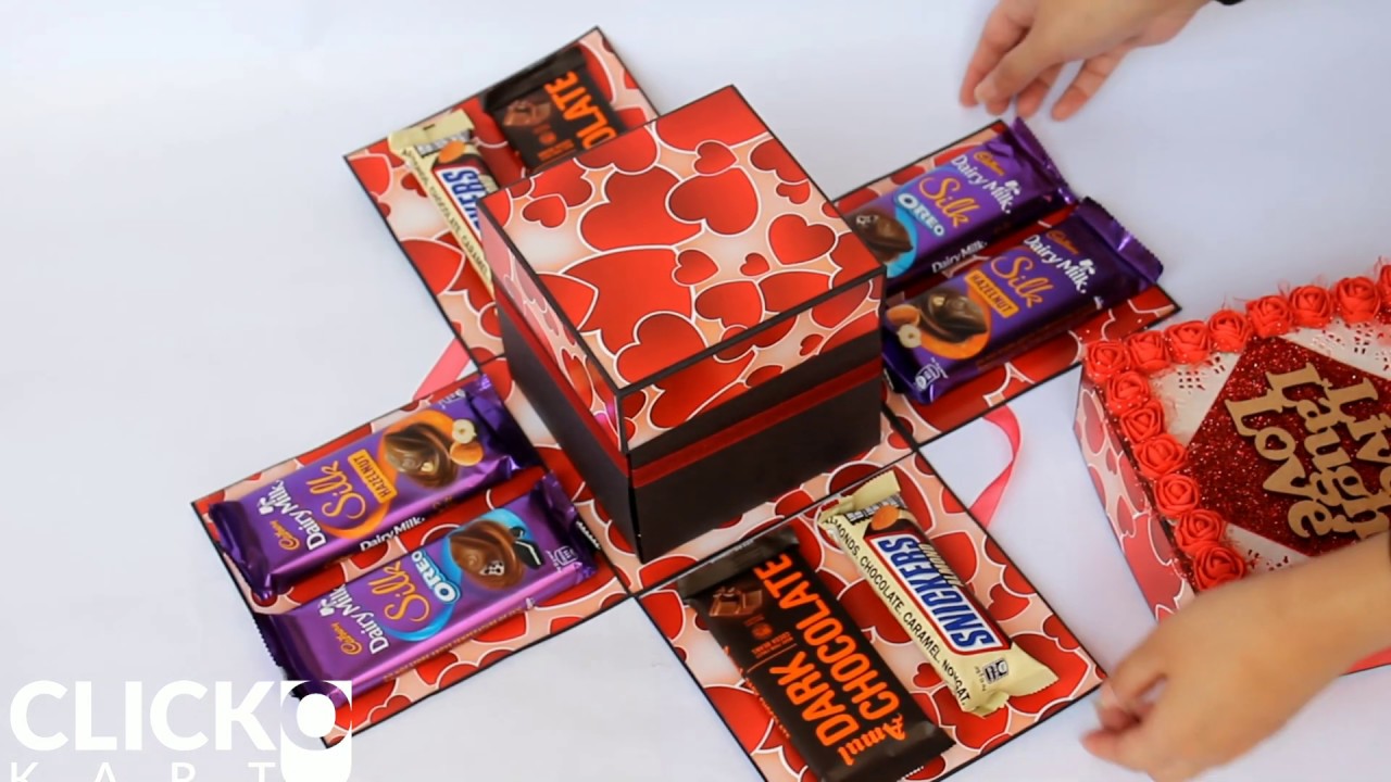 3 Layer Chocolate Explosion Box Youtube