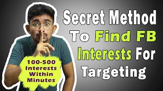 Find Interest For Facebook Targeting 🤫 The ultimate Hidden Facebook Hack to find Interest in minutes screenshot 4