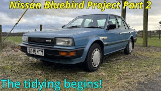 1987 Nissan Bluebird 1.6 - - Part 2 - interior, tow bar, alarm and