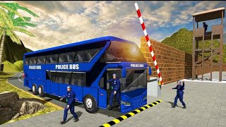 US Police Bus Mountain Driving simulator screenshot 5