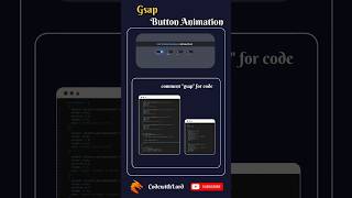 GSAP Button Animation Tutorial | Smooth Checkbox Animation Using GSAP | Frontend UI Effects