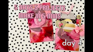 DAY  4 🌟 Triple Layered Pocket Insert with OR without Closure 🌟 5 Days 5 Project Ideas in 5mins