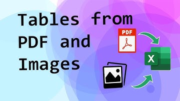 Extract Tables from PDF