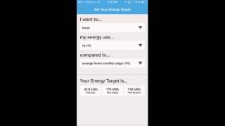 How to set an energy target