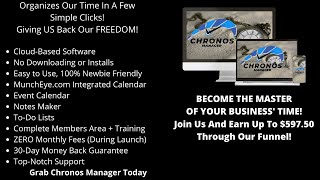 Chronos Manager Review make money online for beginners -