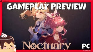 Noctuary Story Gameplay Walkthrough Preview #1! [PC, Steam]