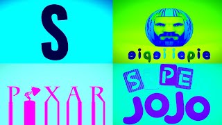 Best logo compilation of Netflix alphabet 'S', PewDiePie intro, Pixar logo, Super jojo Logo Effects