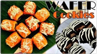 Wafer Cookies Keju Feat Chocolate Renyah Dan Enak