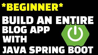 Build an ENTIRE Blog from Scratch in JUST 120 MINUTES - Java Spring Boot BEGINNER Tutorial! screenshot 5
