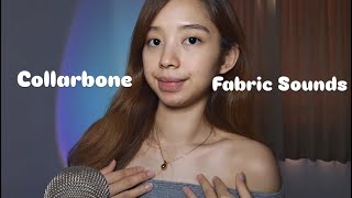 ASMR Collarbone Tapping & Fabric Sounds (with Soft Mouth Sounds)😴 screenshot 2