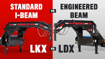 Engineered Neck vs I-Beam: LDX Flatbed vs New Entry-Level MAXX-D Trailer