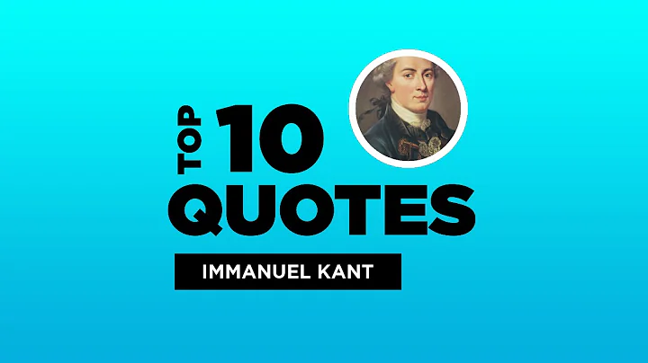 Top 10 Quotes by Immanuel Kant - German Philosopher ...