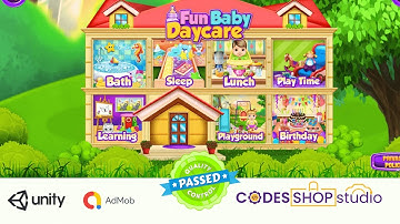 Fun Daycare Babysitter Game | Fun Game for Kids | Unity source code