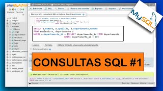 20 Consultas SQL con XAMP #1 Práctica