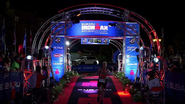 Jodi Sanders 2019 IRONMAN Mont Tremblant Finish
